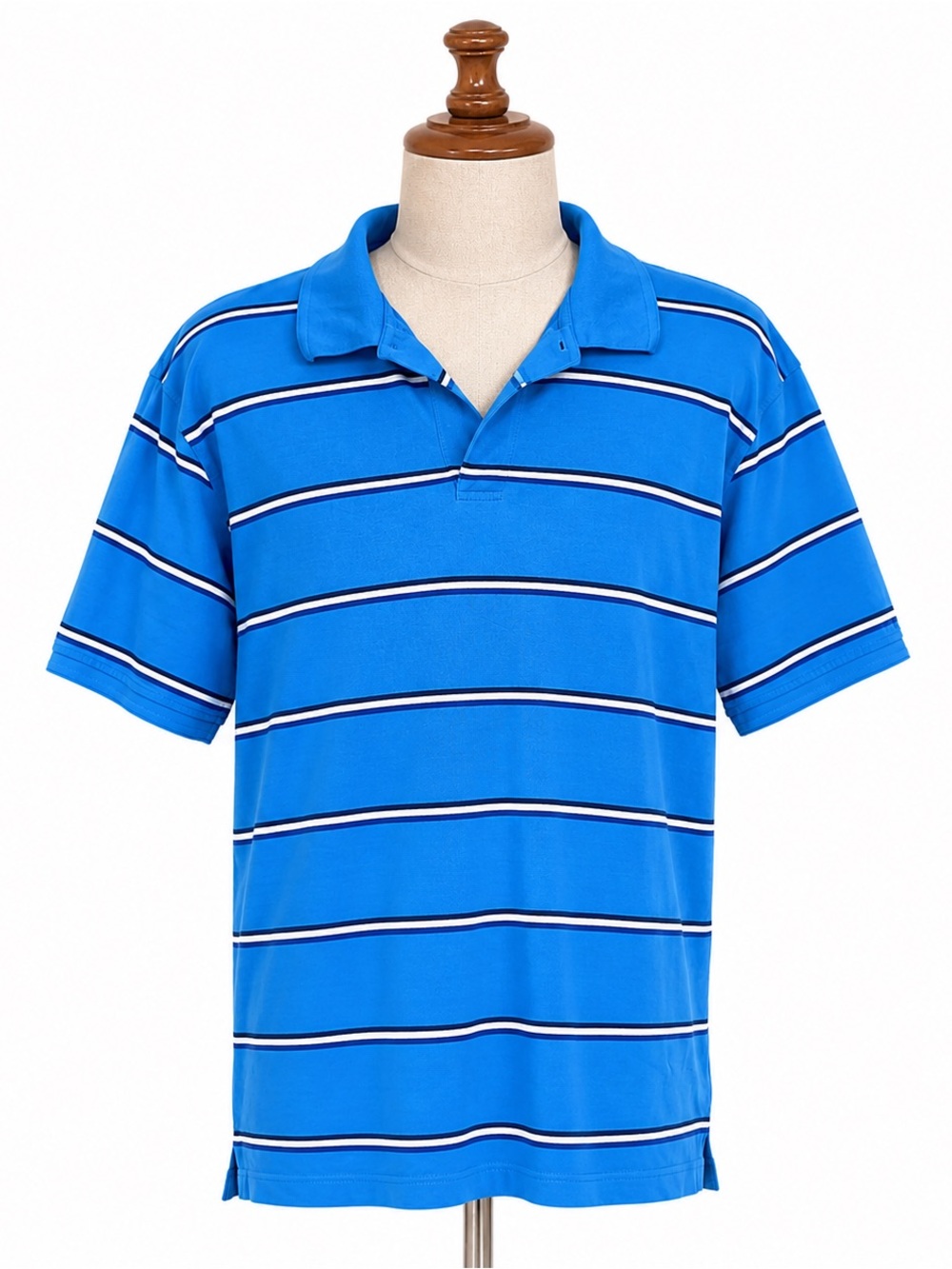 Jos. A. Bank Blue Striped Polo Shirt